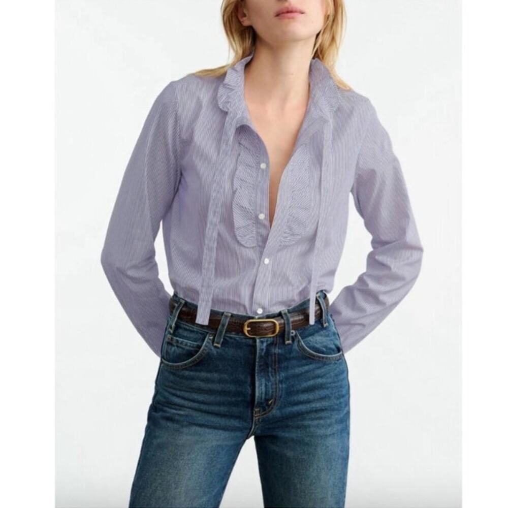 Nili Lotan Miera Shirt Top Size Medium